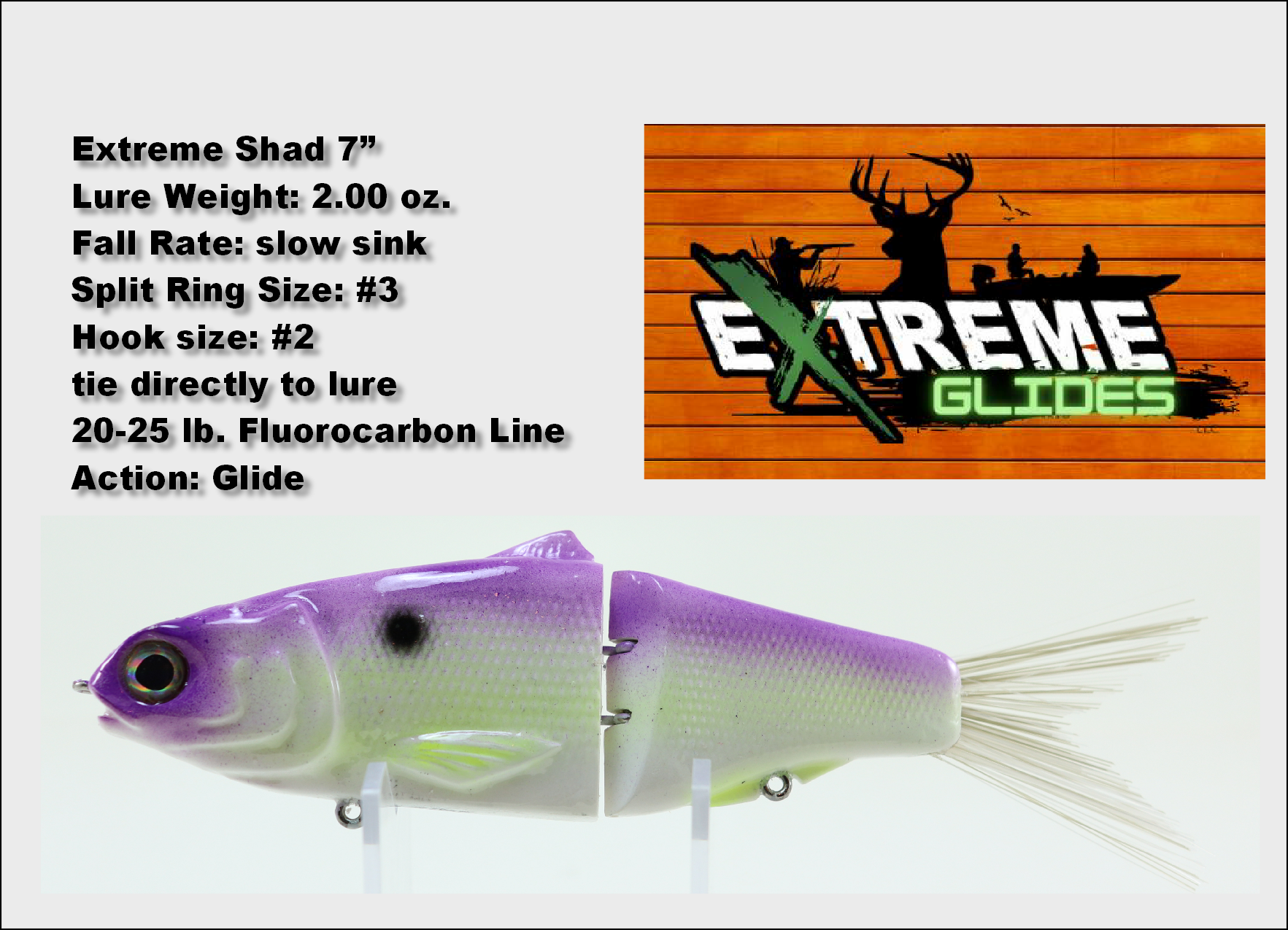 How to Fish the 7" Extreme Glide Bait 